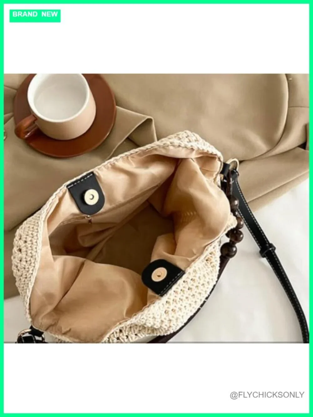 Bohemian Macrame Shoulder Tote Bag Crossbody Purse Travel Beach Hobo Bag
